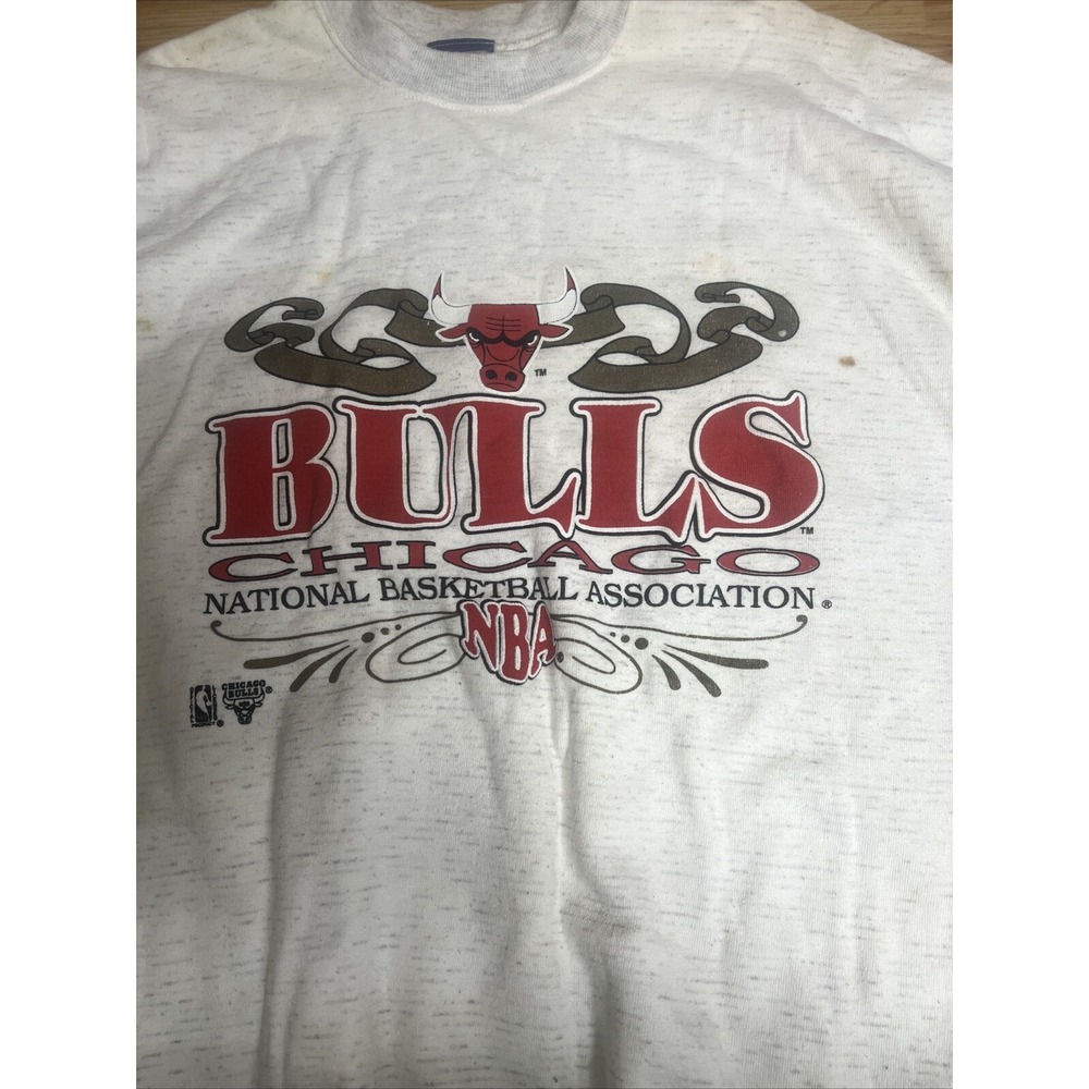 90s Spectator‎ Sports Chicago Bulls Men's XL Crew Neck Sweatshirt - Picture 2 of 9